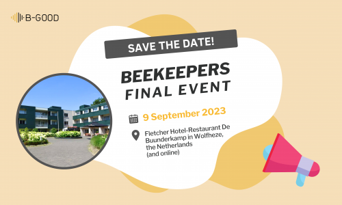 Invitation to join B-GOOD final beekeepers event