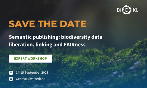 Expert workshop: Semantic publishing: biodiversity data liberation, linking and FAIRness