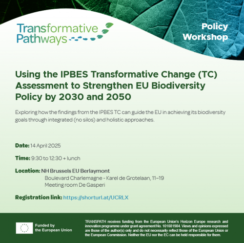 TRANSPATH Policy Workshop Registration
